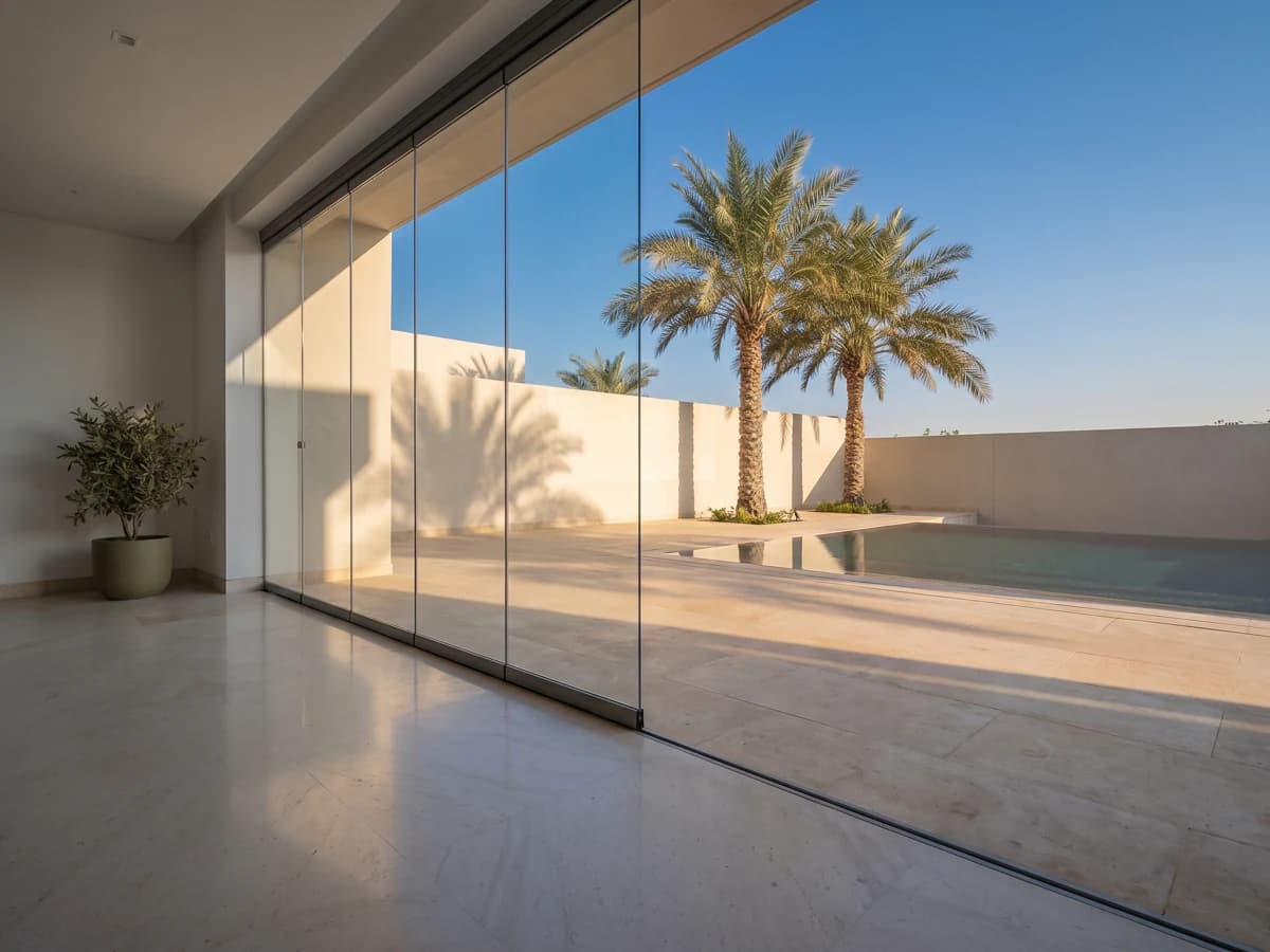 ASPETTO, Threshold-free glazing